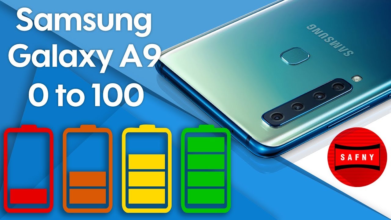 Samsung Galaxy A9 Charging Speed Test 0 to 100!!!