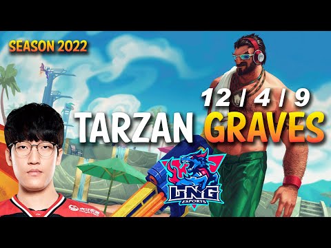 LNG Tarzan GRAVES vs KINDRED Jungle - KR Ranked