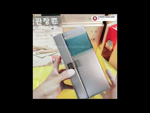 Video Chi Tiết Cao Địa Sâm KGC Cheong Kwan Jang 100g x 3 Lọ