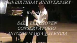 PIANO RECITAL - FRANZ LISZT 200th BIRTHDAY ANNIVERSARY (2011) - Álvaro Ordóñez - Piano