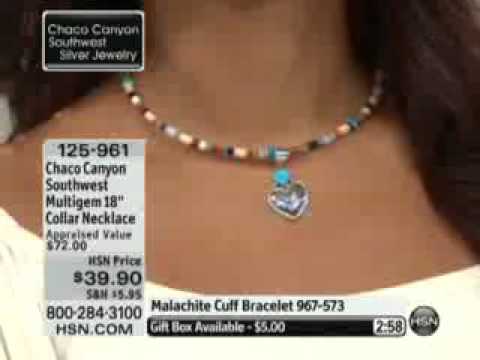 Chaco Canyon Southwest Multigemstone 18" Collar Necklace  Chaco Canyon Southwest