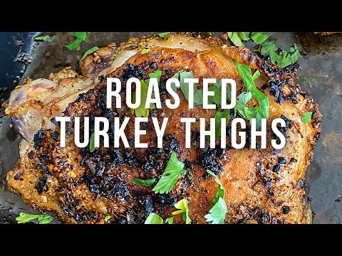 Perfect đ oven-roasted turkey thighs ~ So Easy