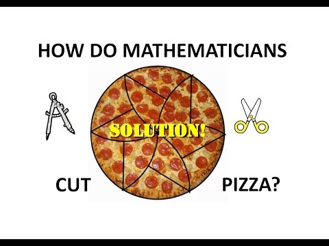 数学者はどうやってピザを切るのか？解答！ (How do Mathematicians Cut Pizza? SOLUTION!)