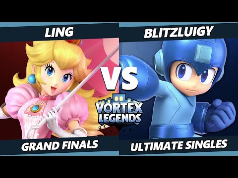 Vortex Legends 25 GRAND FINALS - BlitzLuigy (Mega Man) Vs. Ling (Peach) SSBU Ultimate Tournament