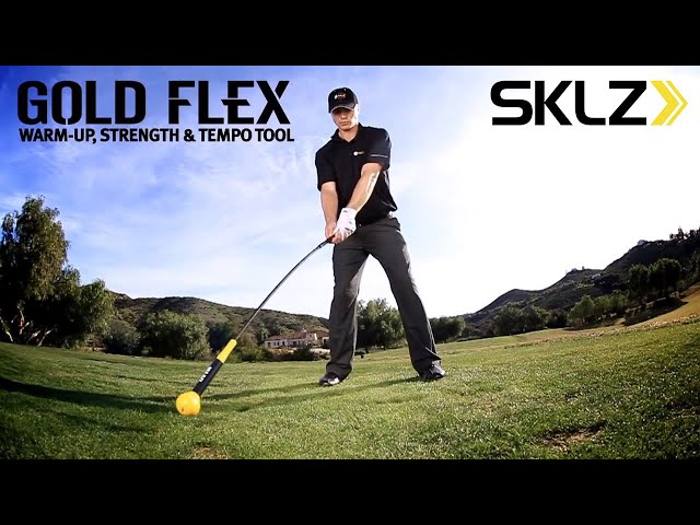 Vídeo relacionado con SKLZ Herramienta para Mejorar el Swing, Entrenador de golf Gold Flex longitud 40, amarillo - negro, SK6502010, Amarillo, Talla única (0467)