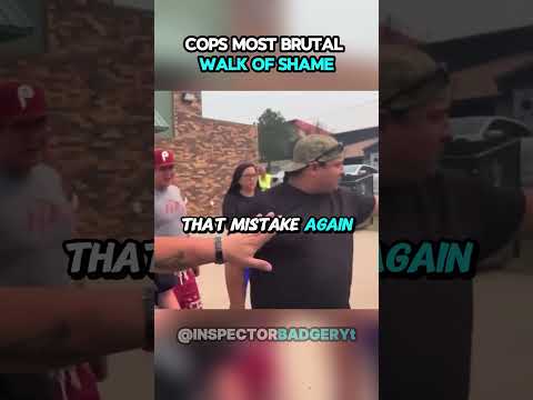 COPS MOST BRUTAL WALK OF SHAME 😱