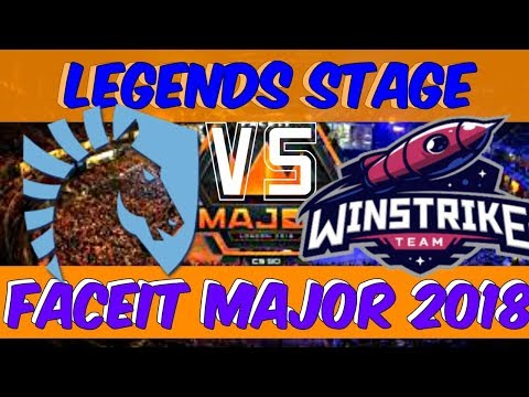Team liquid vs Winstrike - Mirage  - FACEIT Major london 2018 - Legends Stage - csgo highlights