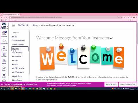 BUS105 Orientation Welcome SP2025