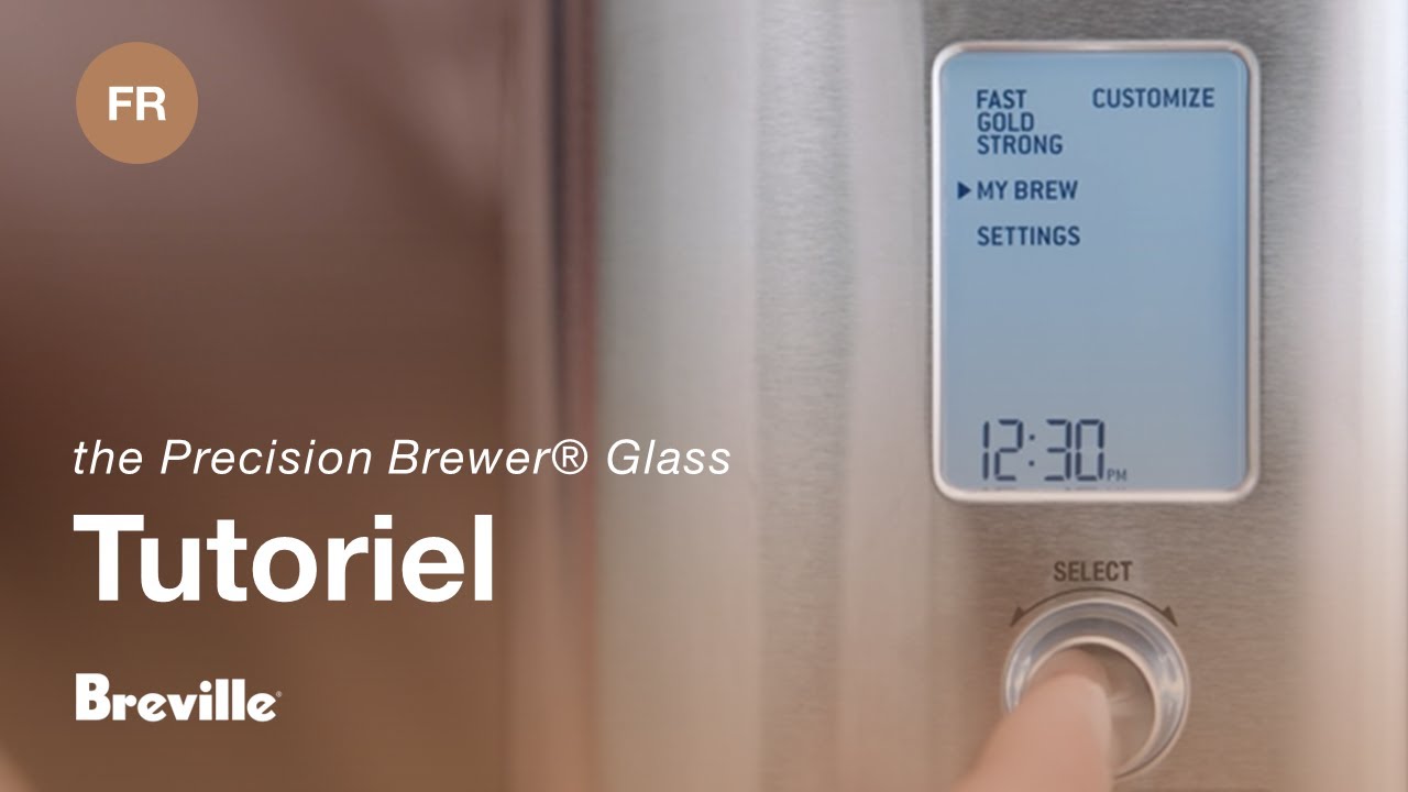 Guide didactique du café Breville - Personnalisation avec le réglage Mon infusion