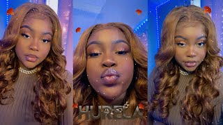 Watch me install this loose wave wig with NO GLUE 🔥| ft. Hurela Hair