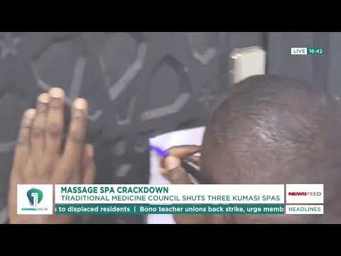 Traditional Medicine Council Shuts Down Three Massage Spas in Kumasi
