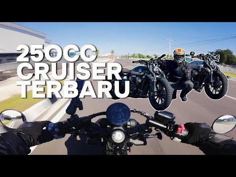 CRUISER 250cc TERBARU DARI MFORCE | QJMOTOR SRV250 AMT | BENDA NAPOLEON 250 2025