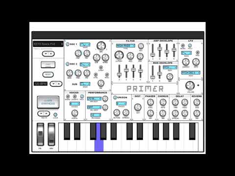 PRIMER SYNTH APP (Sounds Demo, No Talking)