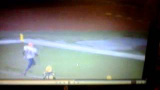 Dancing in the end zone.