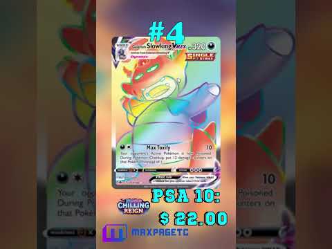 Top 5 Galarian Slowking Pokémon Cards #tcg#pokémon #slowking  #pokemoncards