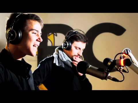 "Lietuvos balsas" dalyviai Audrius Janonis ir Julius Kmitas laidoje "Atsibusk su Vyteniu"