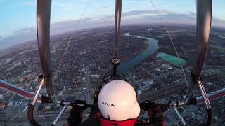 Calm winter flight