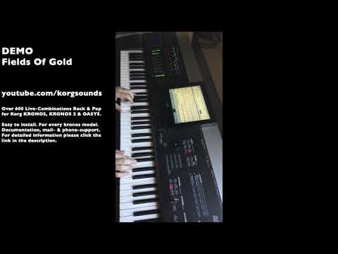 KORG SOUNDS - Fields Of Gold / in style of Sting