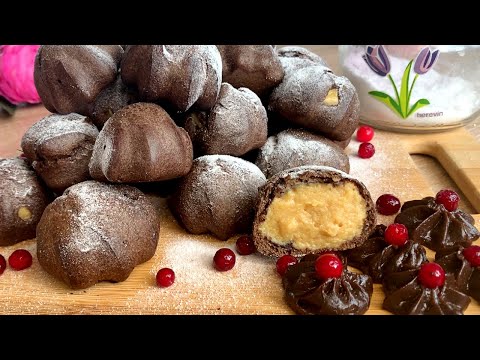 Шоколадные Профитроли рецепт // Chocolate Profiteroles recipe