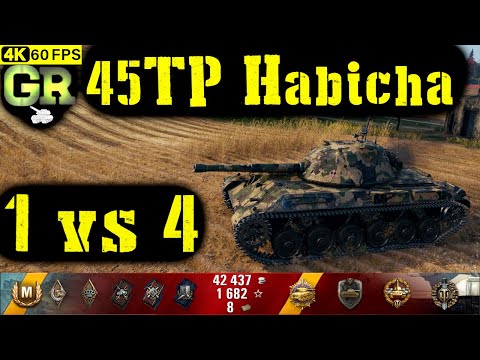 World of Tanks 45TP Habicha Replay - 10 Kills 4K DMG(Patch 1.4.1)