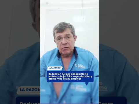Reducción del gas obliga a Cerro Matoso a bajar 25 % su producción y afecta más de 220 empleos