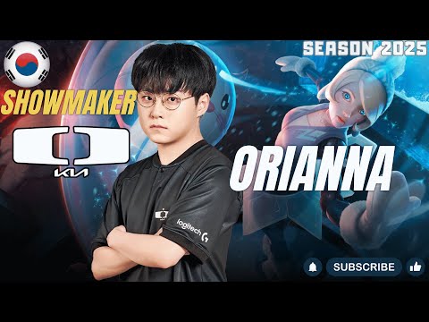 DK ShowMaker ORIANNA vs AZIR Mid - Patch 25.23 KR Ranked | lolrec