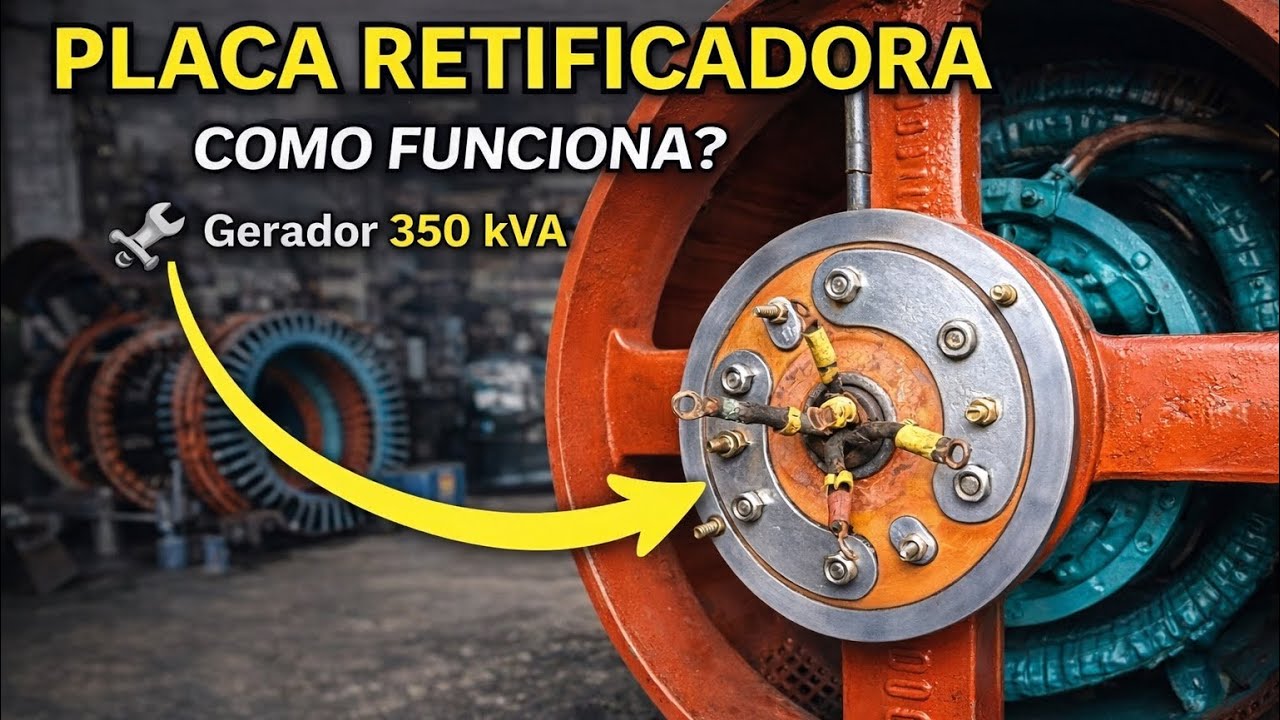 COMO LIGAR UMA PLACA RETIFICADORA DE UM GERADOR NEGRINI DE 350 KVA
