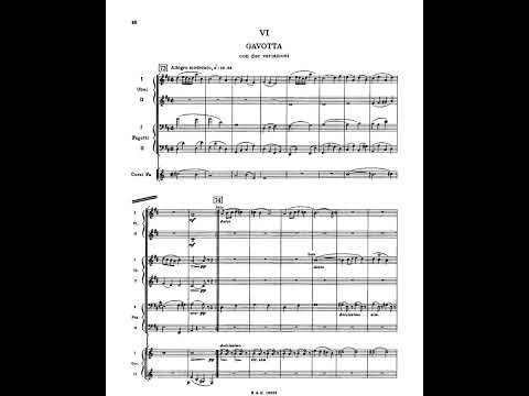Stravinsky: Pulcinella Suite, K034 (1920) with score