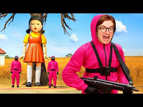 I PLAYED SQUID GAME 2 CAMOUFLAGE HIDE AND SEEK!