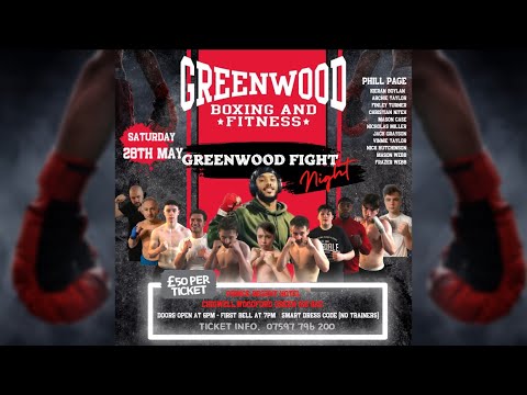 Kieran Boylan / greenwood promotions win 28th may 2022 prince regent hotel chigwell