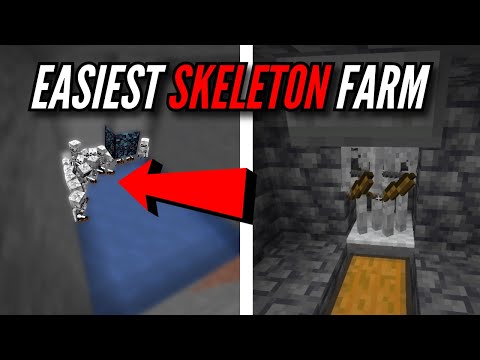 Easiest Skeleton Spawner XP Farm in Minecraft 1.21.8 | Java & Bedrock Edition