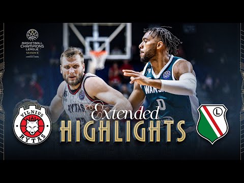 Rytas Vilnius v Legia Warszawa | Full Game Highlights | #BasketballCL 2025-26