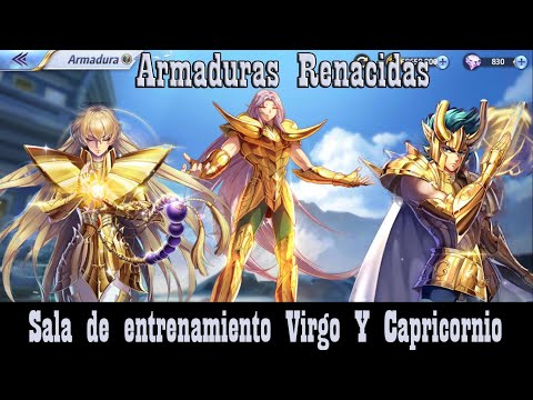 Sala entrenamiento Shaka de Virgo y Shura de Capricornio - Saint Seiya Awakening