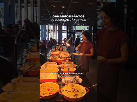 🦐 PRATOS FAMOSOS DO COCO BAMBU, agora À VONTADE em Vitória - ES. Tem que ir!