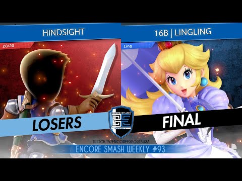 Encore Smash Weekly # 93 - Hindsight Vs. 16B | LingLing - Losers Final