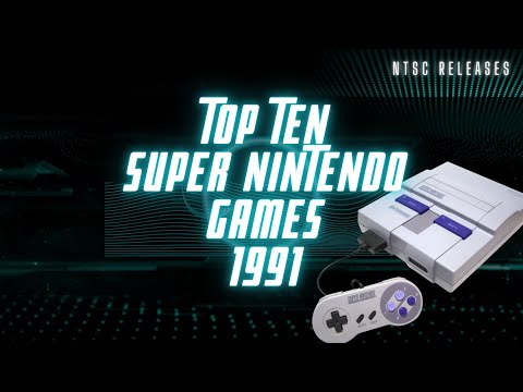 Top 10 SNES Games 1991 (NTSC Releases)