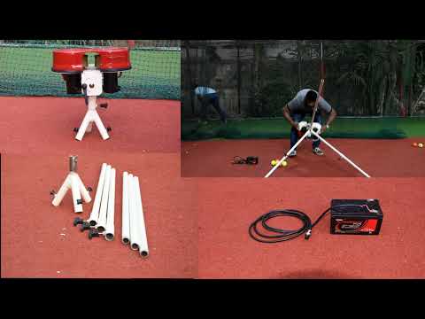 Gravity lite tennis cricket ball machine, 110 kmph