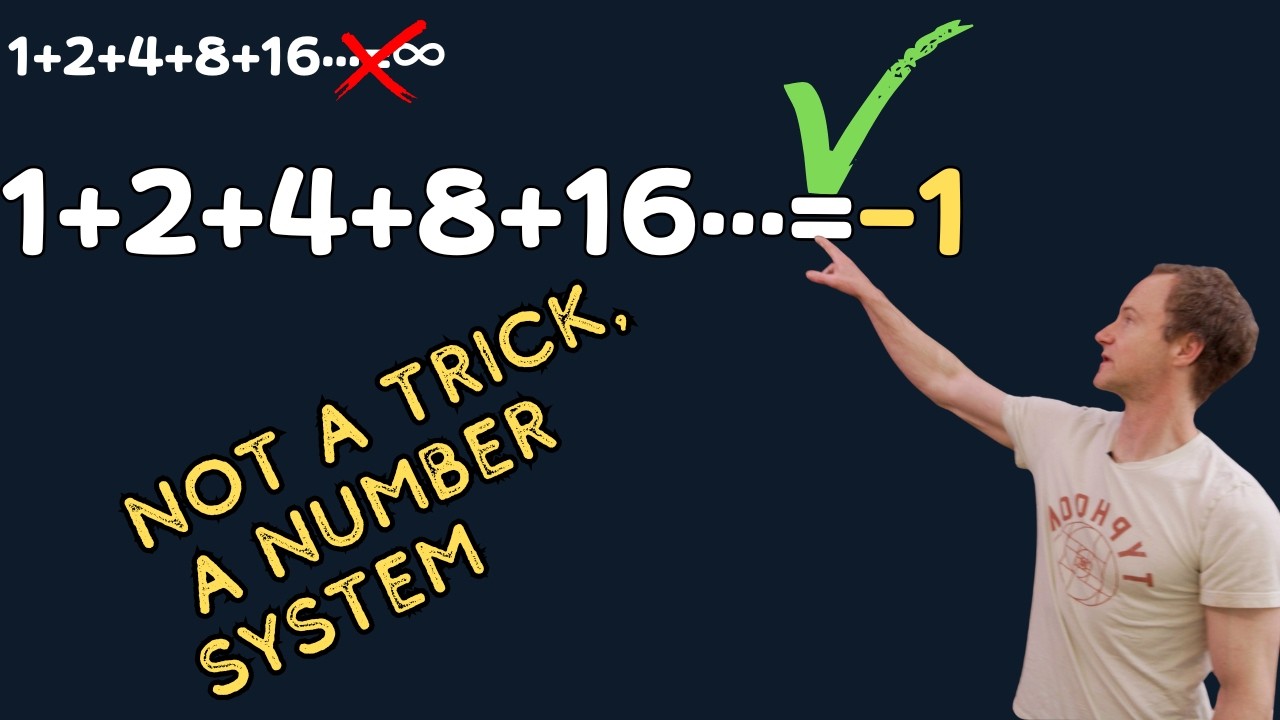 the number system where 1+2+4+8+⋯ really is −1