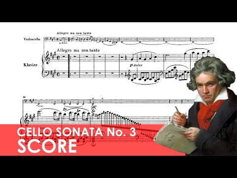 BEETHOVEN Cello Sonata No. 3 in A major (Op. 69) Score