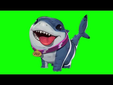 Jeff the Land Shark Marvel Rivals green screen