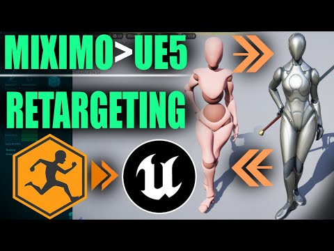 Mixamo to UE5 Retargeting (Animation TRANSFER)