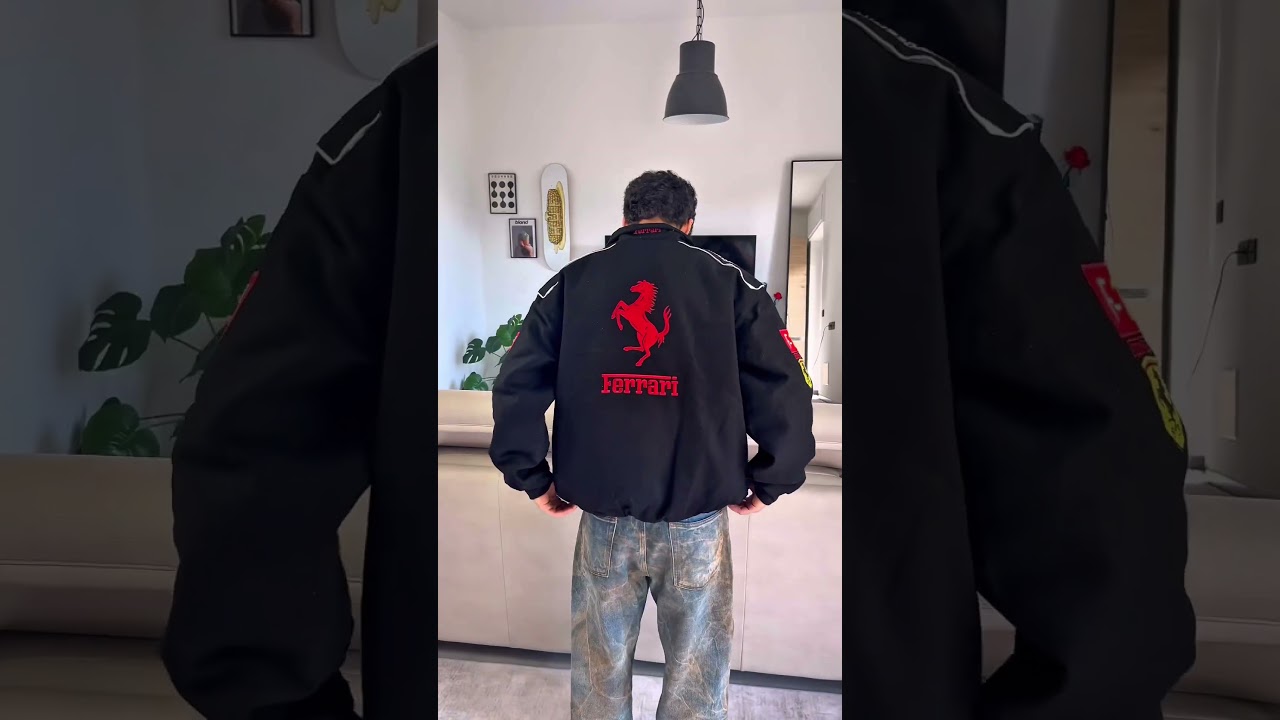 Neeeed this Racing Ferrari jacket #90sstyle #fashion #vintagefashion