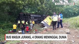 Download lagu Bus Masuk Jurang, 4 Orang Meninggal Dunia mp3