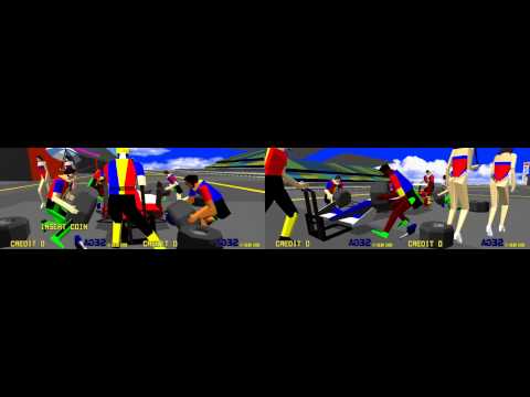MAME - Virtua Formula - 4 Players Linked Up