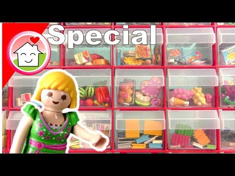 Playmobil Kleinteile Sammlung und Kreativlager von Familie Hauser - Video für Kinder - deutsch