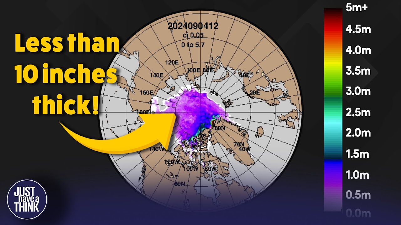 The US Navy knows how fast Arctic Sea ice is disappearing!
