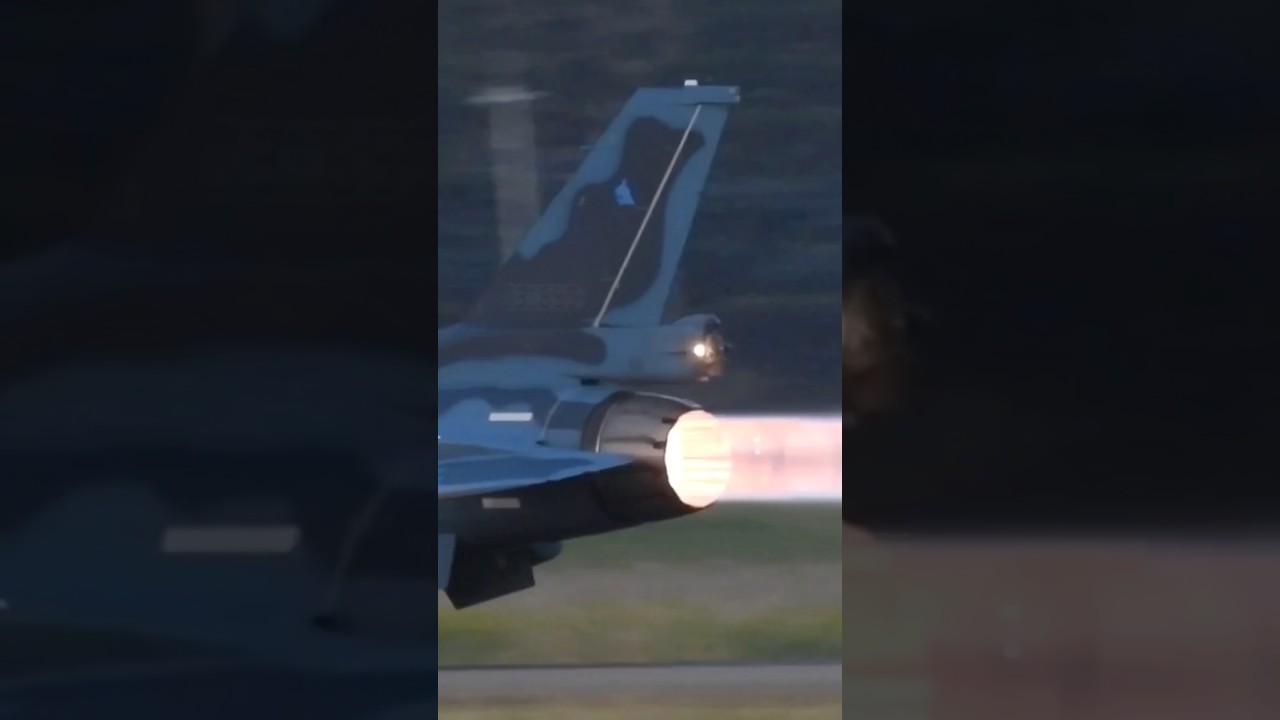 本日年度末ノーフラ爆音浴💥不足の方へ。夕闇とアフターバーナー🔥で蒼空へ駆け上れ‼️#百里基地 #F2 #ナイト　#shorts #short