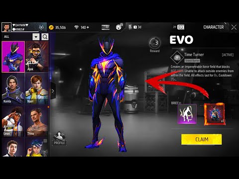 CLAIM AMAZING 😱 EVO BUNDLE 🎁 + FREE EMOTE ❤️ FREE FIRE