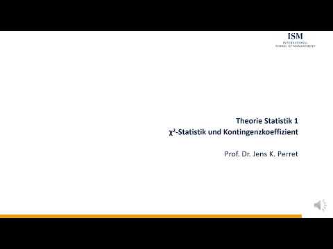 χ² Statistics and Contingency Coefficient
