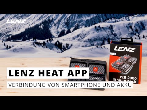 Lenz Lithium Packs mit Smartphone verbinden - Lenz heat app pairing